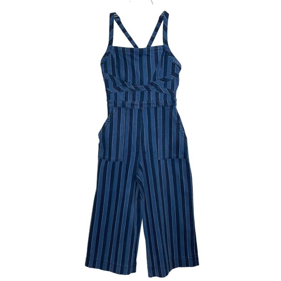 Anthropologie Nikola Wide Leg Cropped Jumpsuit  Size 4 - Picture 1 of 15